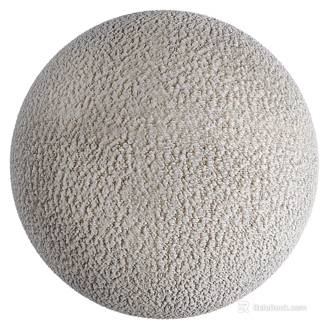 Circular Textured Decorative Component With Rough Surface For Home Interior Design 3d model 