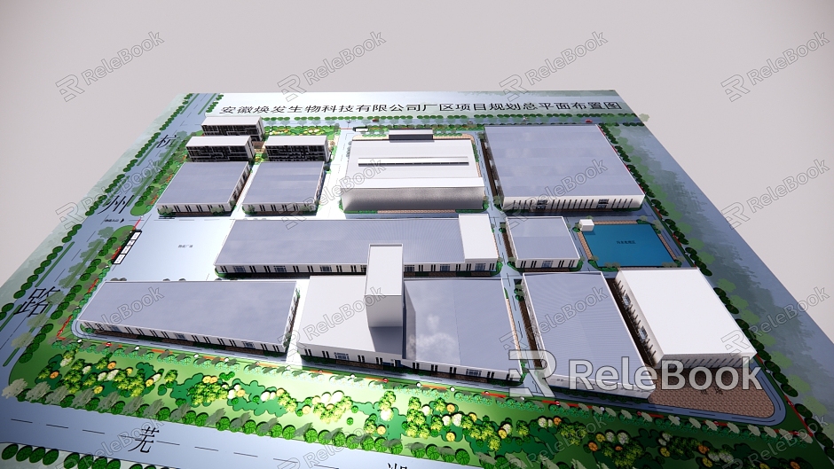 Industrial Plant Industrial Park model