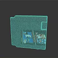 Vintage Blue Computer Gaming Cartridge With Classic Retro Design And Mario Artwork Features