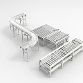 Industrial assembly line automatic production line drum assembly line 1205 3d model