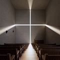 Modern Church Church of Light 3d model