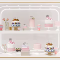 Modern Window Cake Window 3d model