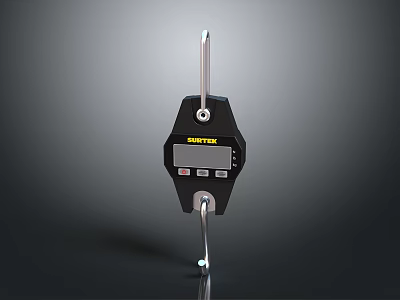 BESTTEN Digital Electronic Hanging Scale With Stainless Steel Hook For Home Daily Weighing 3d model