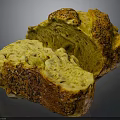 Golden Crusted Sliced Bread With Poppy Seeds And Soft Fluffy Interior