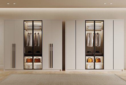 Modern wardrobe 3d model