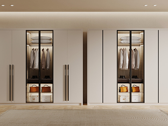 Modern wardrobe 3d model