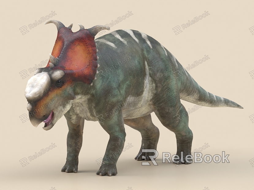 swollen head dragon dinosaur model