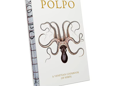 POLPO A Venetian Cookbook of Sorts With Octopus Illustration On Cover 3d model
