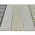Various Patterned Floor Tiles In Gray White And Green Color Designs