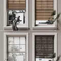 Various Wooden Window Blinds In Different Colors For Home Interior Design