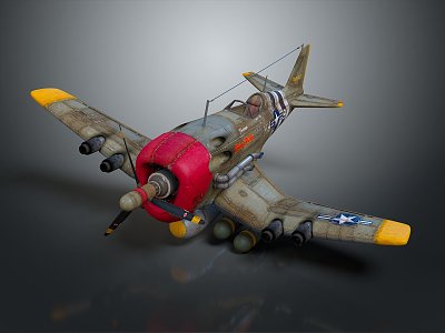 Modern Fighter Aircraft Vintage World War II Aircraft World War I Aircraft Bomber model