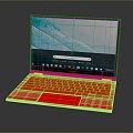 Notebook Portable Computer Portable Laptop Computer Peripheral Hardware Computer Hardware 3d model