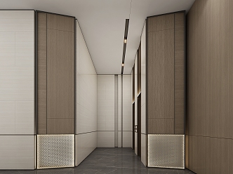 Elevator hall 3d model