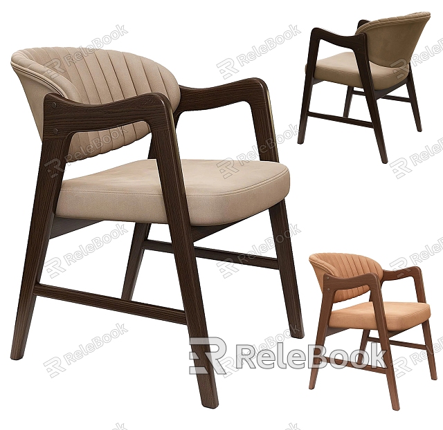 Italian Poliform single chair armchair dining chair model