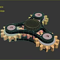 Fingertip Gyro Fighting Gyro Sci-Fi Gyro Sci-Fi Weapon Sci-Fi Component 3d model