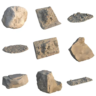 Sandstone Stone 3d model