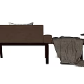 Modern chaise longue 3d model