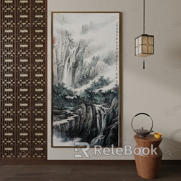 New Chinese Decorative Painting model