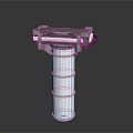 Military Grade Weapon Platform With Metallic Cylindrical Multi Layer Top Structure Design