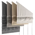 Modern Curtains Design With Multiple Colors Fabric Panels And Elegant Styles