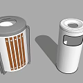 Modern trash can 3d model