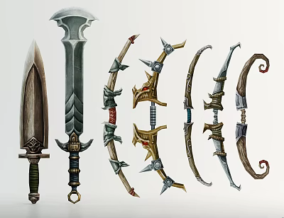 Modern weapons 3d model Modern weapons 3d model