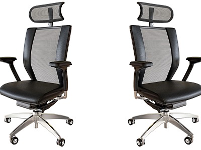 Stainless Steel Chair Office Chair Computer Chair Swivel Chair Lifting Chair Backrest Chair Mobile Chair 3d model