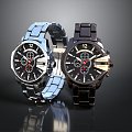 Watch High-end watch High-end watch High-end watch Luxury watch Luxury watch High-end watch Famous watch wristwatch 3d model