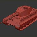 Modern Tank Tiger Tank 3d model