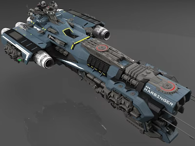 Spaceship Space Warship 3d model