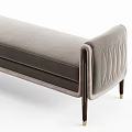Modern Bed End Stool Fabric Bed End Stool Sofa Stool 3d model