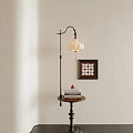 French Floor Lamp Retro Floor Lamp Antique Floor Lamp French Side Retro Side Lamp 3d model