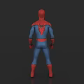 Spider Man Game And Movie Character In Classic Red Blue Costume Standing Pose