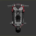 Pink Sport Motorcycle With Modern Design And Black Accents On Shiny Body
