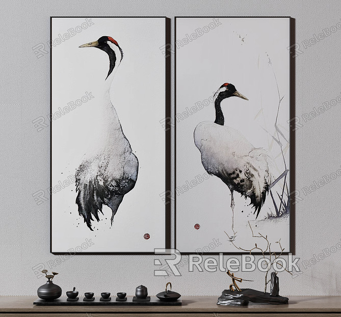 New Chinese Animal Painting Decorative Painting model