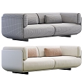 Double Sofa Double Sofa Combination Sofa Module Sofa Tofu Sofa BB Italia 3d model