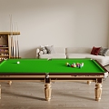 Billiards Table Entertainment Table Billiards Equipment Sofa 3d model