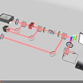 Industrial Equipment System With Pipes Sensors Control Panel And Data Display Components