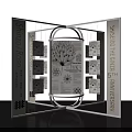 Shiseido 150th Anniversary 3D Display With Text Elements And Patterns