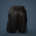 Gray Casual Shorts with Drawstring Waist and Front Back Pockets Design