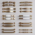 Various Stylish Cabinet Handles With Brass Gold And White Designs For Drawers Cabinets