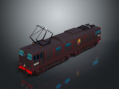 vintage train steam train carriage locomotive head steam carriage train vehicle 3d model