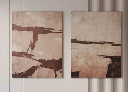 -Ancient Hanging Paintings in the Quiet Wind 3d model