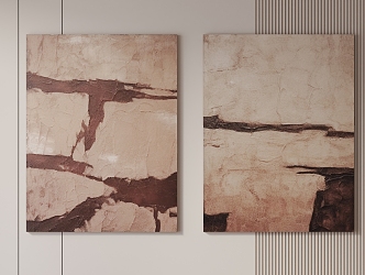 -Ancient Hanging Paintings in the Quiet Wind 3d model