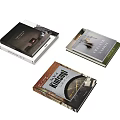 Stacked Minimalist Design Books And Magazines With Stylish Covers And Interior Ideas