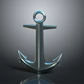 Water Transport Ships Utilize Sturdy Metal Anchor For Safe Mooring