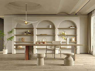 Quiet study house 3d model
