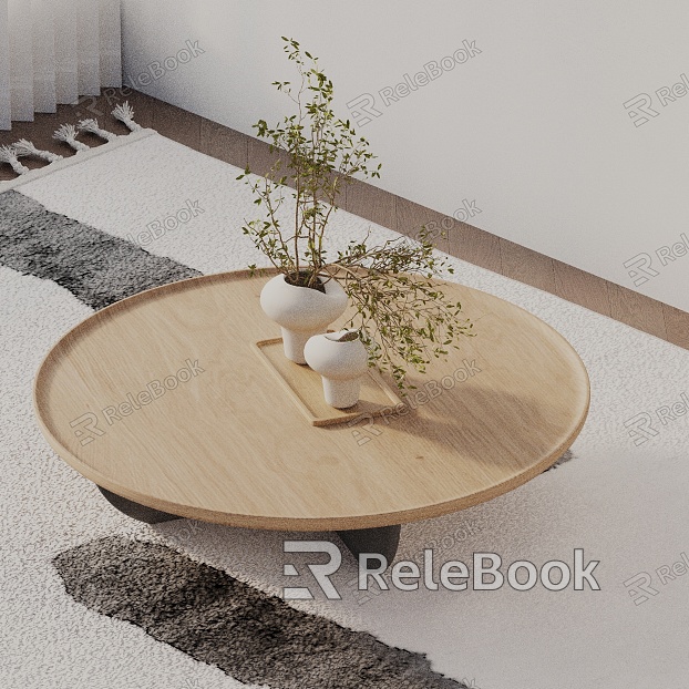 Modern coffee table model