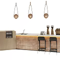 Modern Workbench Coffee Workbench 3d model