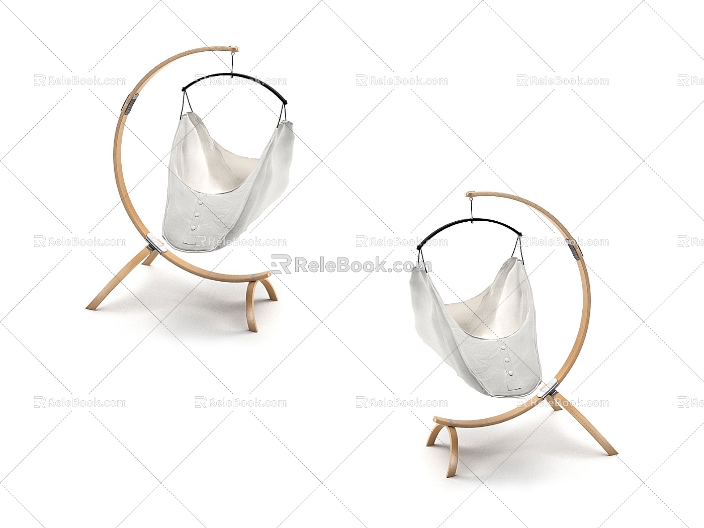 Modern Cradle Children's Products 3d model